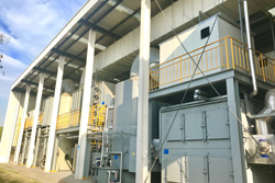 Partial view of the Suzhou air purification system
