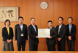 Received a letter of appreciation from Mayor of Hanyu city (FY2021)