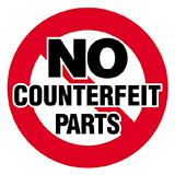 写真：JAPIA 反模倣品活動「No Counterfeit Parts」