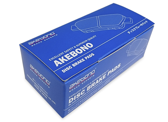 akebonoブランド補修用ブレーキパッド新パッケージ